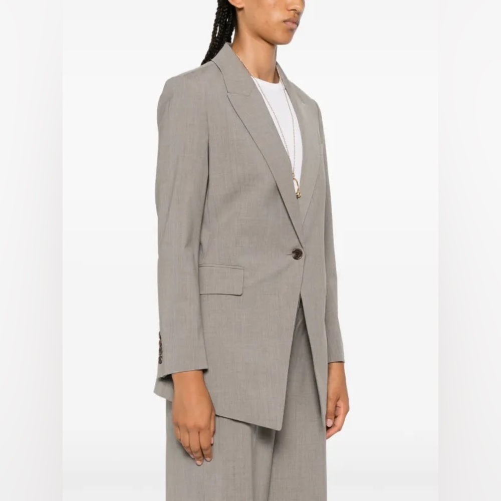 Like New Theory mélange effect Wool blazer Size 12 - Picture 2 of 8